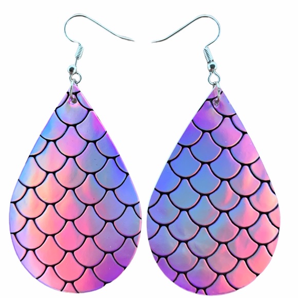 Jewelry - 🌻3 for$12 🖤Faux Leather Dangle Earrings